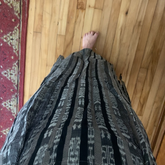Ethnic boho artisanal maxi skirt - size 6 - Picture 11 of 11